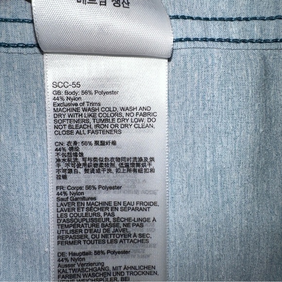 Marmot Shirt Mens XL Celestial Blue Cooper Canyon Short Sleeve Button Down NWT - Picture 7 of 10